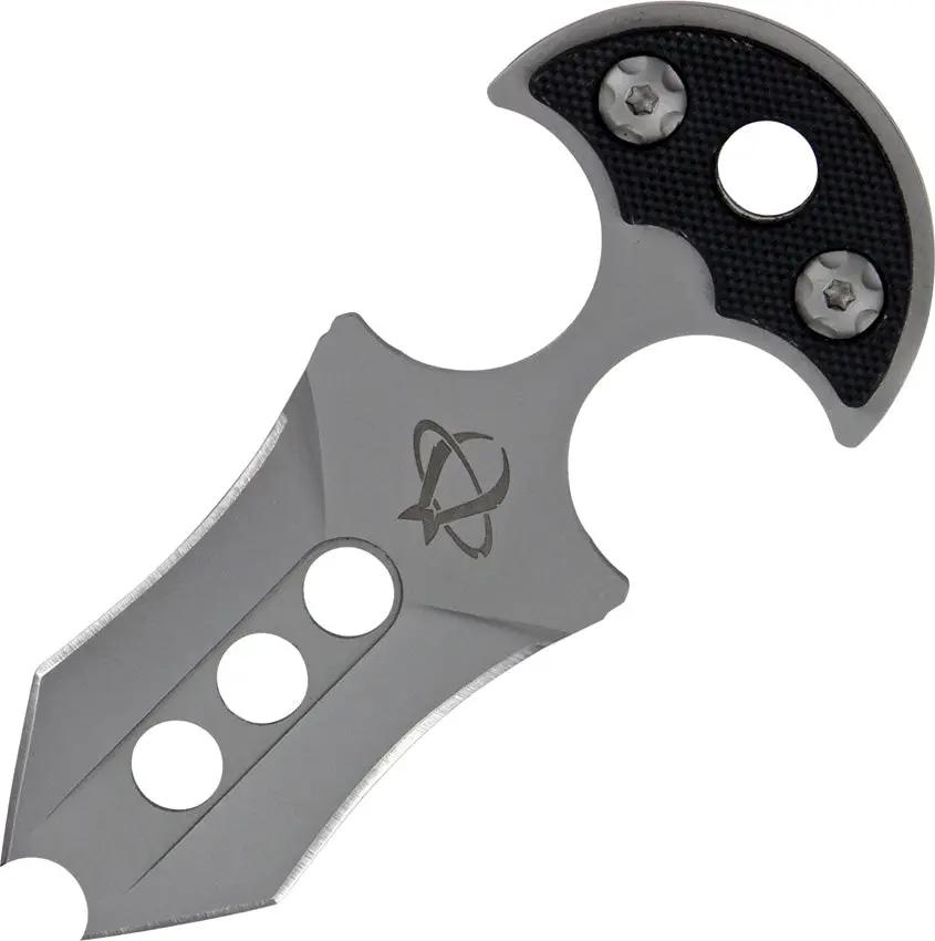 Mantis Privateer Boot Knife BK-1B - 4 Inch Overall Double Edge Blade With Matte 440V Stainless by Mantis