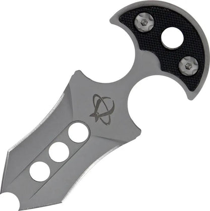 Mantis Privateer Boot Knife BK-1B - 4 Inch Overall Double Edge Blade With Matte 440V Stainless by Mantis