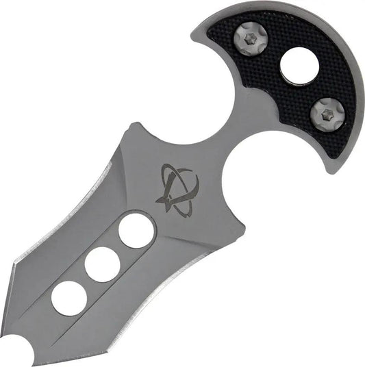 Mantis Privateer Boot Knife BK-1B - 4 Inch Overall Double Edge Blade With Matte 440V Stainless by Mantis