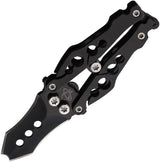 Mantis Bottleneck Butterfly Black BK-2A - Wicked Dual Tip Blade, Patented Latch Lock, Keychain Bottle Opener by Mantis