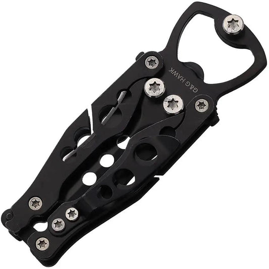 Mantis Bottleneck Butterfly Black BK-2A - Wicked Dual Tip Blade, Patented Latch Lock, Keychain Bottle Opener by Mantis