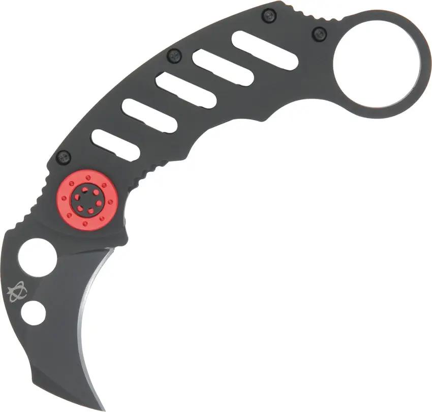 Mantis Cinq 1 Karambit MK1 - Compact Karambit With Black Matte 420HC Talon Blade, Thumb Ring, Pocket Clip by Mantis