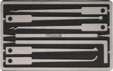Maratac Covert Titanium Lock Pick TI Lock Pick Card - Seven Tools Snap Out Of Card With Titanium Construction by Maratac