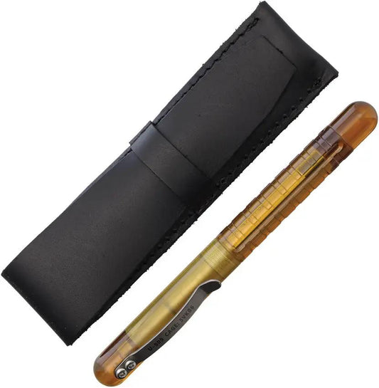 Maratac Embassy Pen Ultem - Durable Ultem Construction With Pocket Clip And Screw Cap Black Ink by Maratac