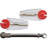 Maratac XL Flint Sparker Titanium Kit - Durable Titanium Handle And 12 Spare Flint Dispensers by Maratac