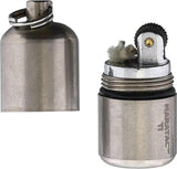 Maratac Split Pea Titanium Lighter - Solid Brass Insert, Waterproof Vial, O Ring Sealed, Grade 5 Titanium by Maratac