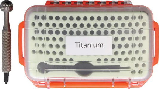 Maratac Master TI Screwdriver Kit TPSMK Precision Screwdriver - 30 Bit Set Glow TPSK Holder Water Resistant Case by Maratac