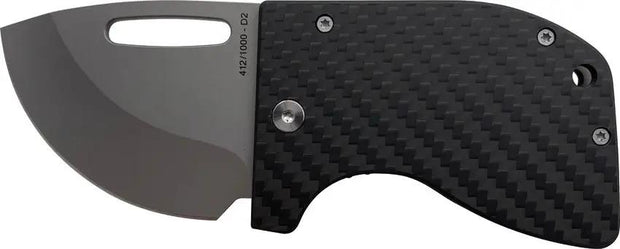 Maratac Re-Action Linerlock CF - Carbon Fiber Handle EDC Knife With 2in D2 Tool Steel Blade by Maratac