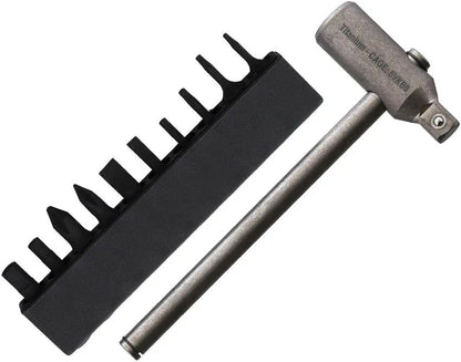 Maratac Sliding T Driver Gen 2 - Titanium Construction With Foldaway Case And Black Ti Bits by Maratac