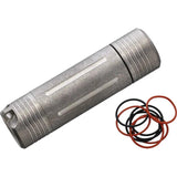 Maratac Dual Pass Titanium Capsule - Limited Edition Holds 12 US Bills Stonewash Finish by Maratac