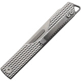 Maratac Oversized Folding Scalpel - Titanium Handle, 8 Stainless Blades, Lanyard Hole, Golf Ball Dimpled Handle by Maratac