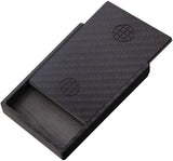 MARATAC Slide-Top Card Holder CF - RFID Blocking Carbon Fiber Wallet Holds 7-8 Cards by MARATAC