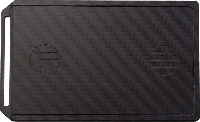 MARATAC Slide-Top Card Holder CF - RFID Blocking Carbon Fiber Wallet Holds 7-8 Cards by MARATAC