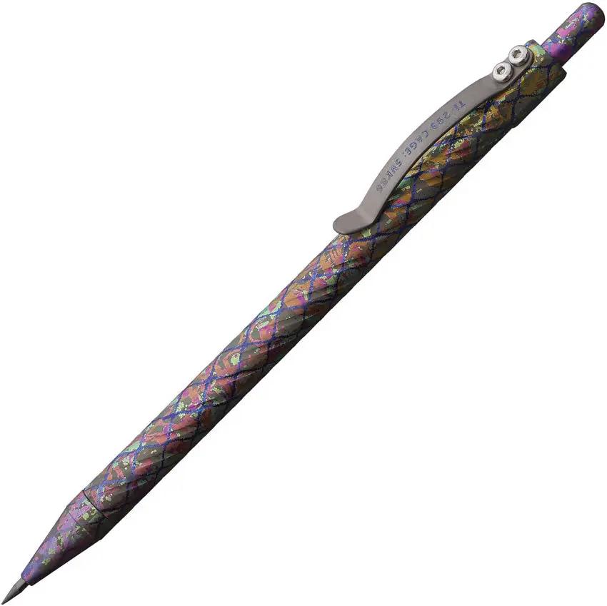 Maratac DraftTitan Mechanical Pencil - Titanium Construction With 12 Refills In Chaotic Aurora by Maratac