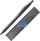 Maratac DraftTitan Mechanical Pencil - Titanium Construction With 12 Refills In Chaotic Aurora by Maratac