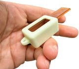 Maratac Tiny Ultem Box Silicone Holder - Amber Ultem Construction With Glow In The Dark Silicone Shell by Maratac
