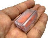 Maratac Tiny Pocket Box Gen 2 - Clear Polycarbonate Case With Topographic Lid Holds 8 Ibuprofen Tablets by Maratac