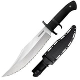 Cold Steel Marauder Serrated Bowie Knife – Stone Wash Finish by Cold Steel