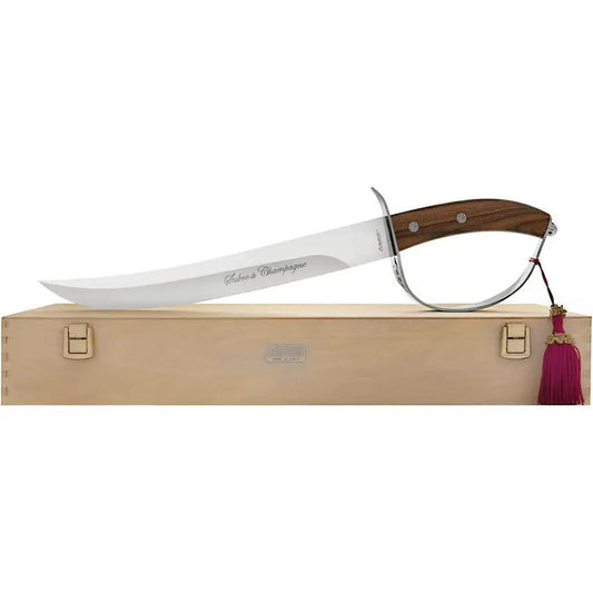 Premium Maserin Sommelier Saber: 20-Inch Mirror Finish Unsharpened Blade for Effortless Champagne Opening, Ideal for Wine Enthusiasts by Maserin