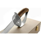 Premium Maserin Sommelier Saber: 20-Inch Mirror Finish Unsharpened Blade for Effortless Champagne Opening, Ideal for Wine Enthusiasts by Maserin