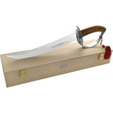 Premium Maserin Sommelier Saber: 20-Inch Mirror Finish Unsharpened Blade for Effortless Champagne Opening, Ideal for Wine Enthusiasts by Maserin