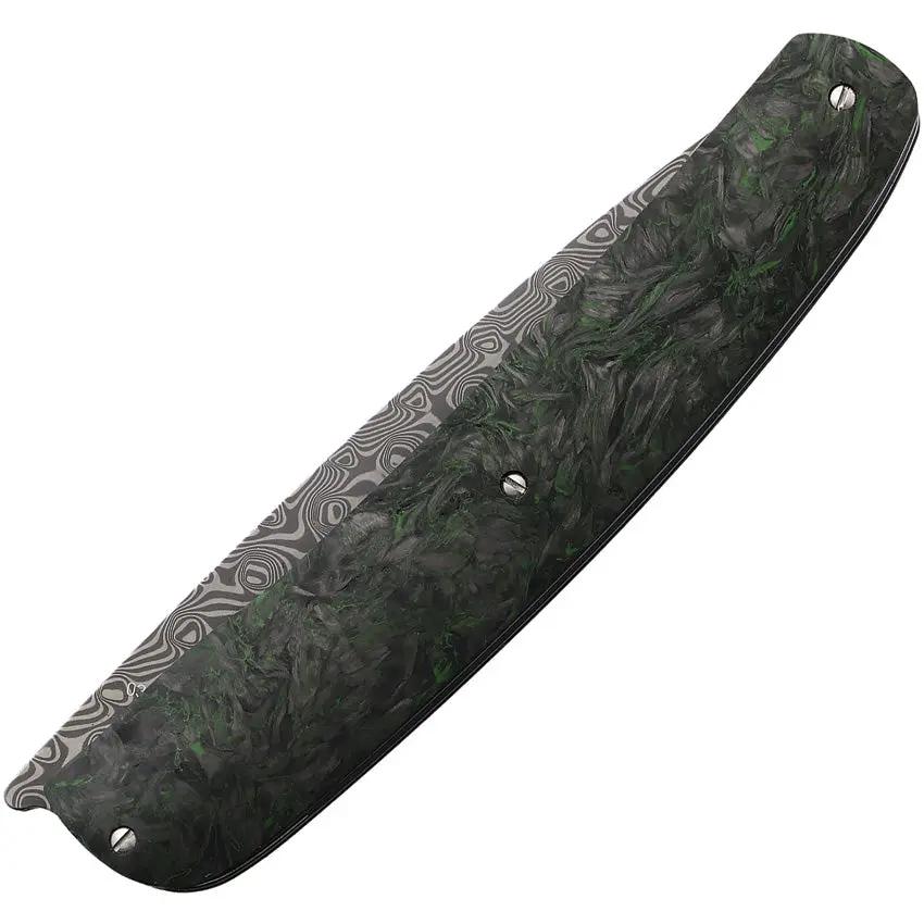 Maserin Gourmet Damascus Linerlock Folding Knife 380DV Carbon Fiber Handle For EDC Enthusiasts by Maserin