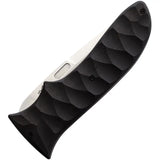 Maserin 384KT Linerlock Folding Knife with Bohler N690 Blade Ebony Wood Handle 24K Gold Engraved Premium EDC by Maserin