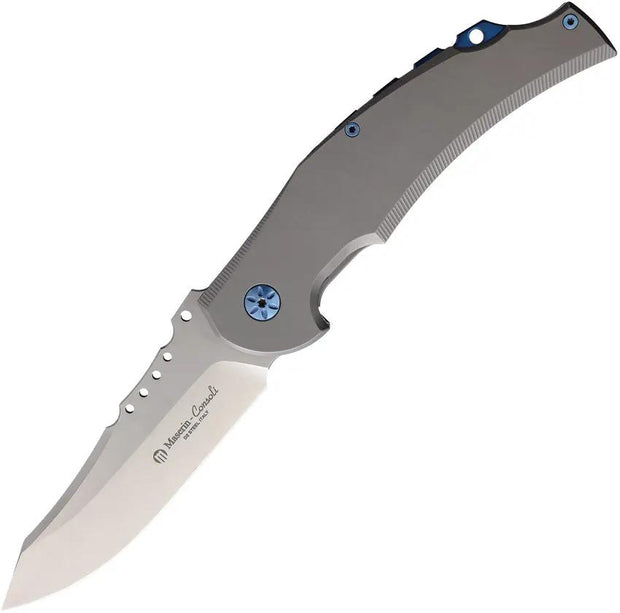 Maserin Energy Framelock Titanium 406 Folding Knife With D2 Blade Lightweight EDC For Outdoors by Maserin