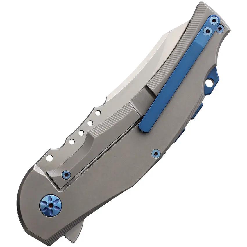 Maserin Energy Framelock Titanium 406 Folding Knife With D2 Blade Lightweight EDC For Outdoors by Maserin