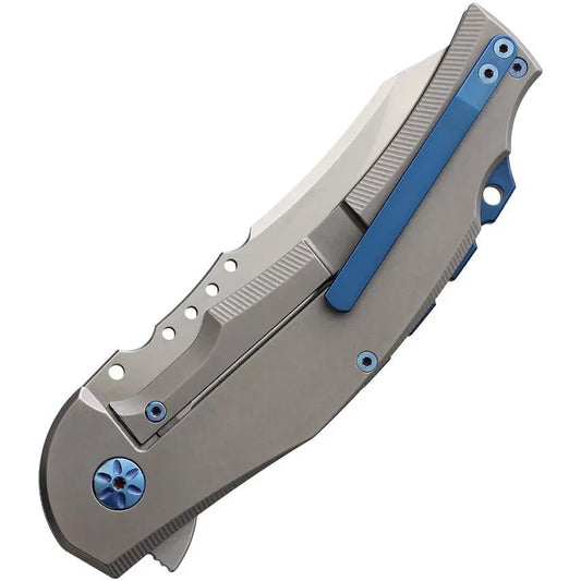 Maserin Energy Framelock Titanium 406 Folding Knife With D2 Blade Lightweight EDC For Outdoors by Maserin