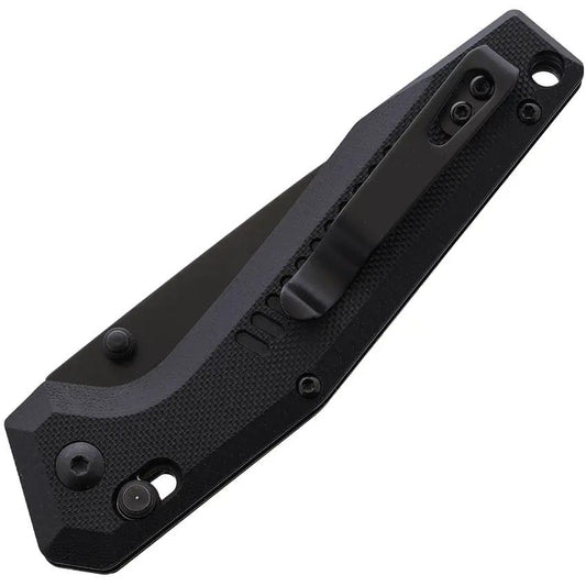 Maserin Sport Pivot Lock Knife Black G10 Handle Partially Serrated Blade 4.5in Closed For EDC Enthusiasts by Maserin