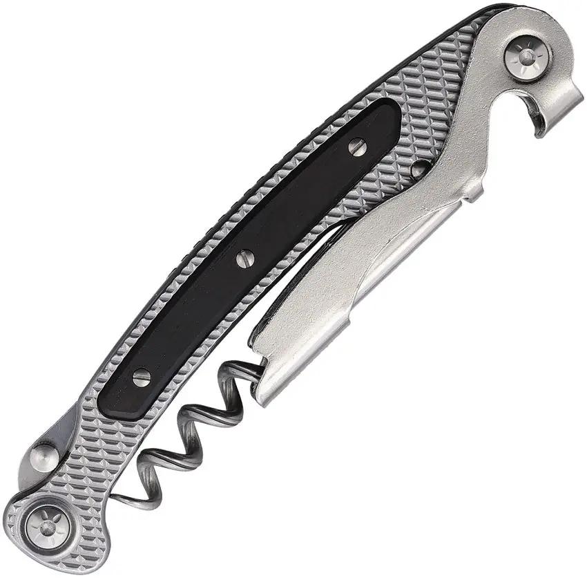 Maserin OSTE Premium Ebony Corkscrew Multi Tool Knife With Bottle Opener Serrated Blade For Outdoor Enthusiasts by Maserin