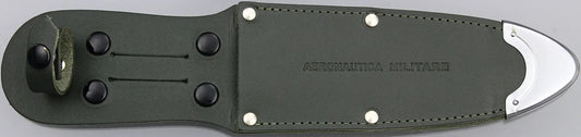 Maserin Aeronautic Military Knife 0OL620700 Sawback 6in Stainless Blade Leather Handle Tactical Professionals by Maserin