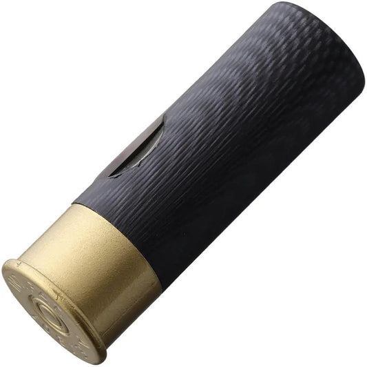 Maserin Shotgun Shell Folding Knife CF 70/FC: Carbon Fiber Handle, Stainless Clip-Point Blade for Everyday Carry and Collectors by Maserin