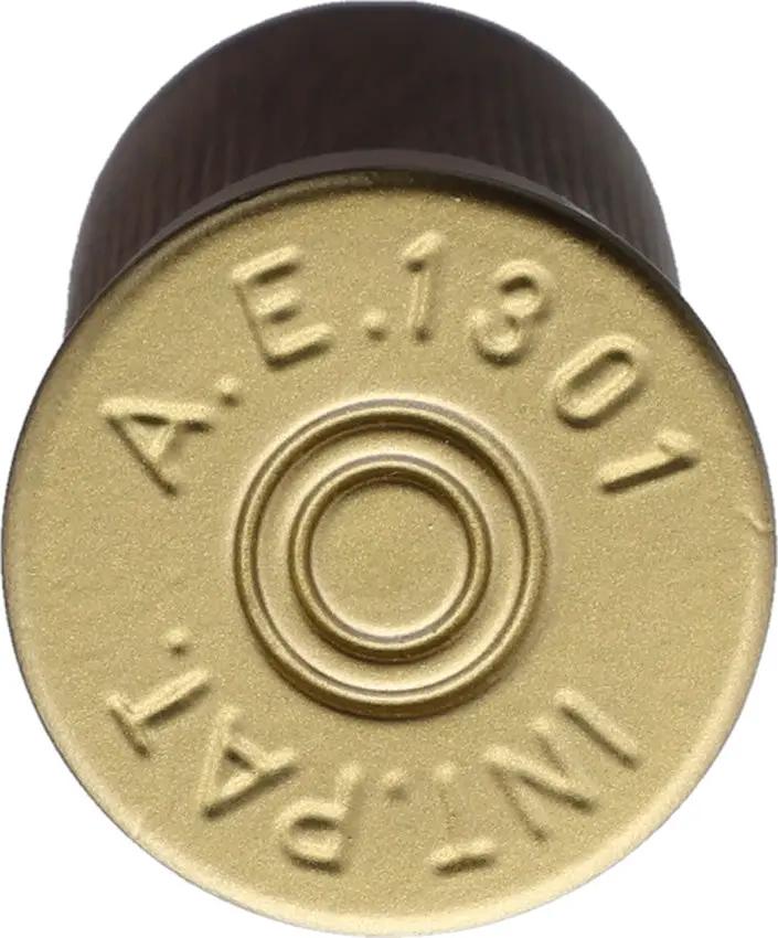 Maserin Shotgun Shell Knife Walnut Handle 1.88in Stainless Clip Point Blade For Outdoor Enthusiasts by Maserin