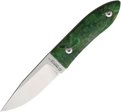 Maserin AM22 Fixed Blade Knife Green Handle for Outdoors by Maserin
