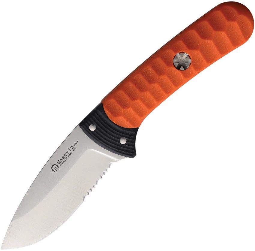 Maserin Sax Fixed Blade Orange 975 G10AN by Maserin