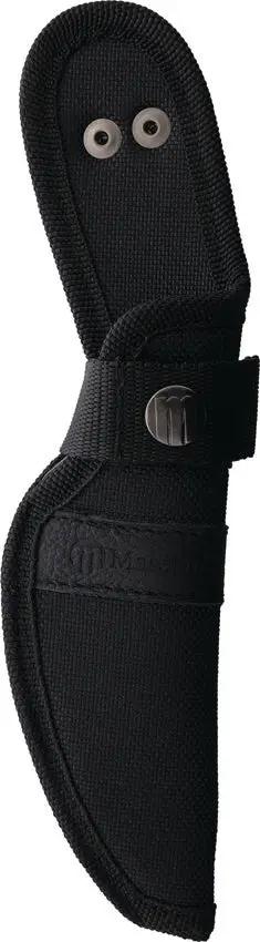 Maserin Sax Fixed Blade 975: 7.63-Inch Satin Partially Serrated 440 Stainless Tactical Knife with Black G10 Handle and Nylon Sheath for Outdoor Enthusiasts by Maserin