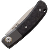 Maxace Beetle S Slip Joint CF MBTS02 - Carbon Fiber Handle Satin M390 Blade Titanium Bolsters by Maxace