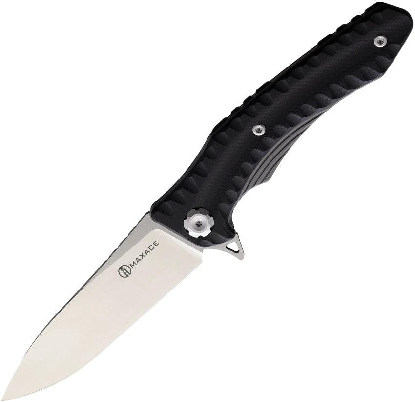 Maxace Zealot Linerlock Black MCZ201 by Maxace