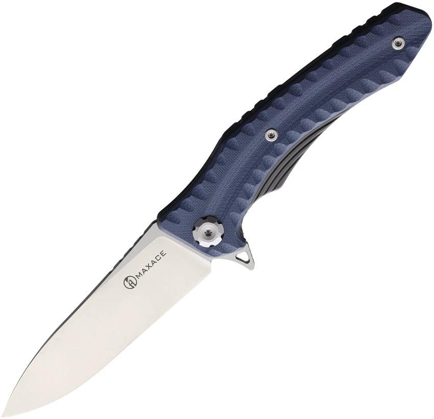 Maxace Zealot Linerlock Blue-Gray MCZ202 by Maxace