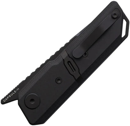 Maxace Capsule 2 Linerlock Black MM272G by Maxace