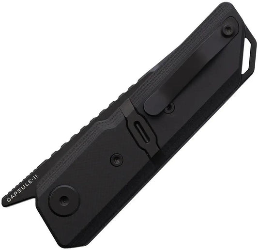 Maxace Capsule 2 Linerlock Black MM272G by Maxace