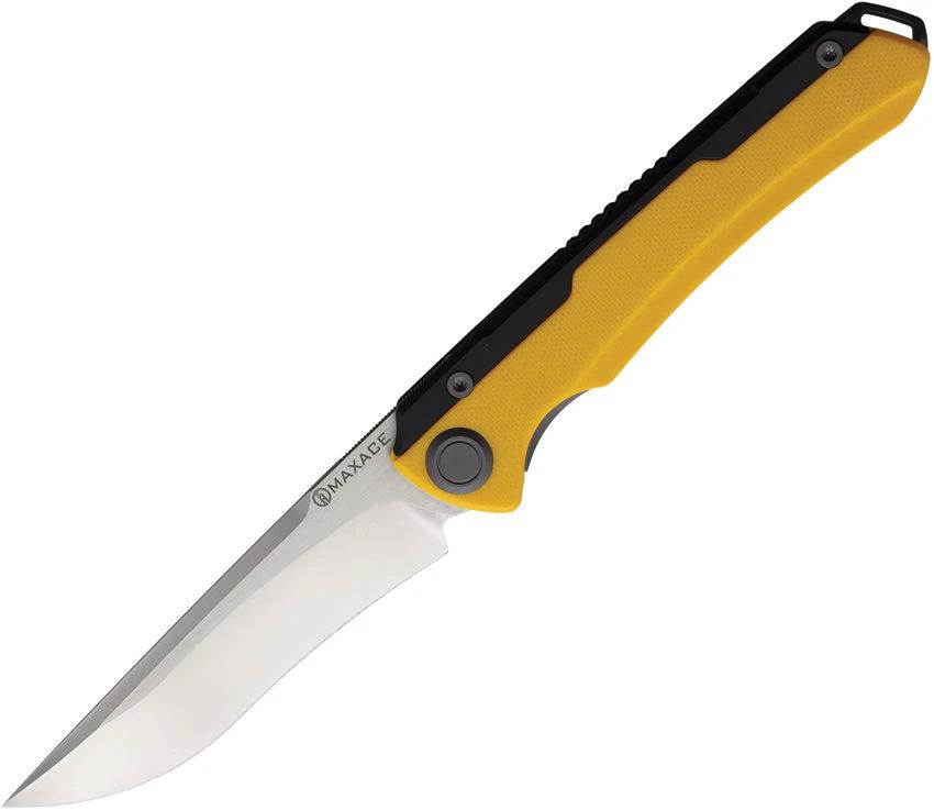 Maxace Kestrel Framelock Yellow MAXMM28-1-B by Maxace