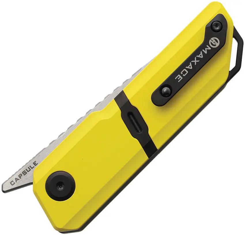 Maxace Capsule Linerlock Yellow MM29-1-A by Maxace