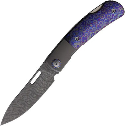Maxace Beetle 2 Lockback Damascus MM36-1-C by Maxace