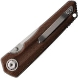 Maxace Samurai 2.0 Linerlock Brn Mic XMSM204 by Maxace