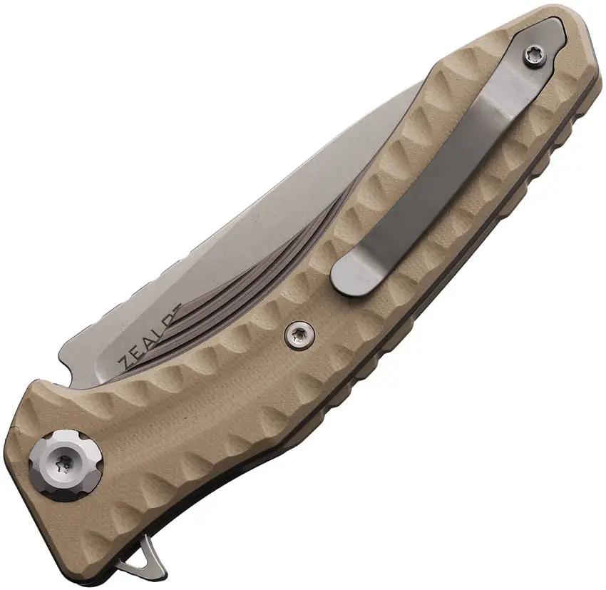 Maxace Zealot 2.0 Linerlock Brown G10 MZ206 by Maxace