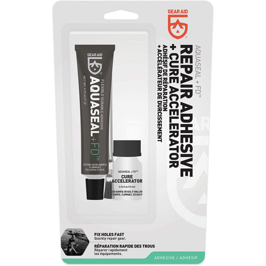 Gear Aid Aquaseal FD Repair Adhesive 11110 - Clear Elastic Urethane Sealant For Neoprene And Heavy Fabrics by Gear Aid