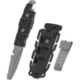Gear Aid AKUA Paddle/Dive Knife - Titanium-Coated 3in Blade With Double-Sided Blunt Tip Line Cutter And Bottle Opener by Gear Aid